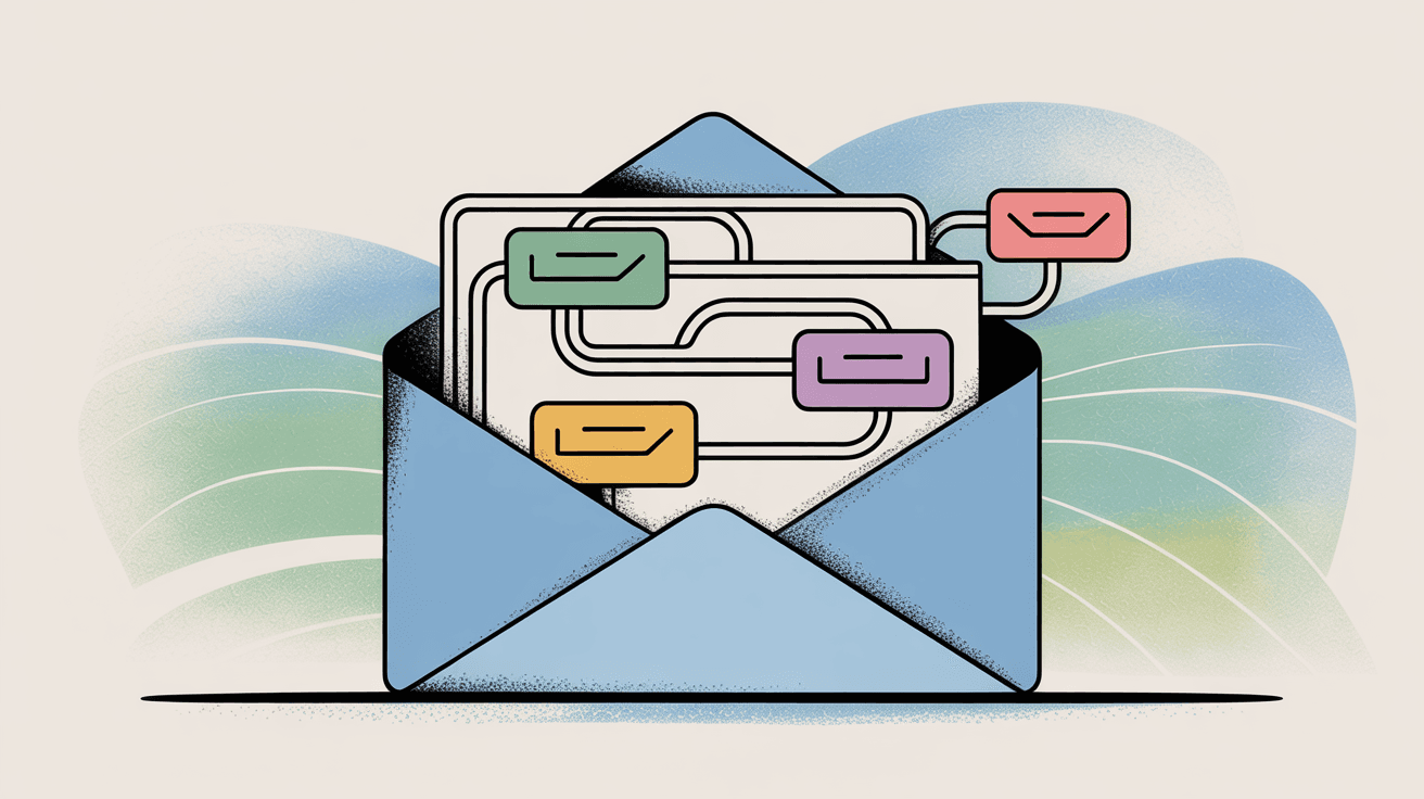 Organized inbox with multiple Gmail aliases working smoothly together